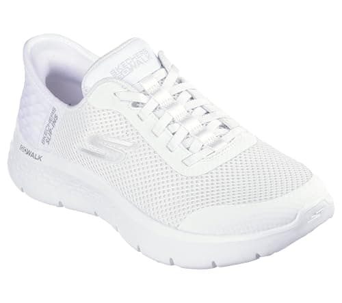 Imagen de Skechers GO Walk Flex Grand Entry, zapatillas mujer, White 👟 en OfertitasTOP
