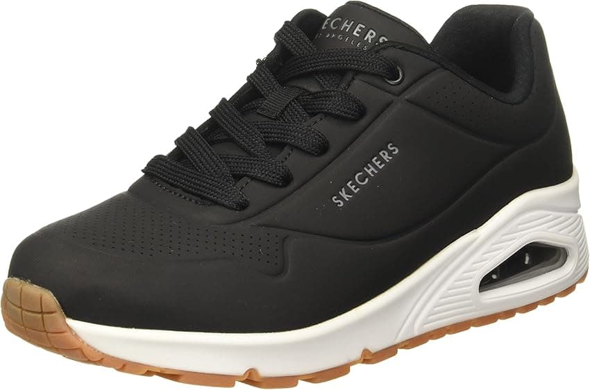 Imagen de Skechers Uno Zapatillas Mujer Black Durabuck 🖤 - 37.5 EU en OfertitasTOP