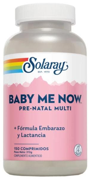 Imagen de Solaray Baby Me Now 150 comprimidos suplemento multivitamínico en OfertitasTOP