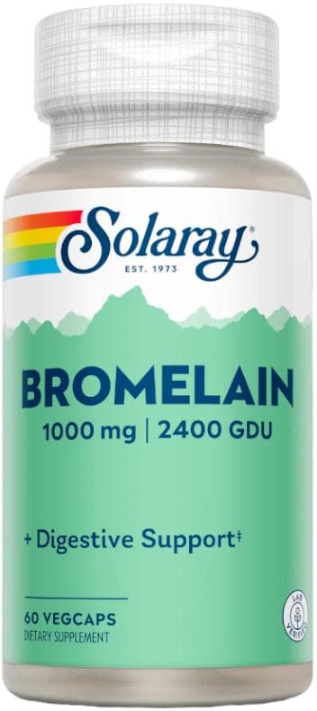 Imagen de Solaray Bromelaina 60 cápsulas vegetal en OfertitasTOP