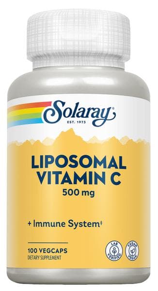 Imagen de Solaray Liposomal Vitamina C 500mg 🌞 100 Cápsulas Vegetales en OfertitasTOP