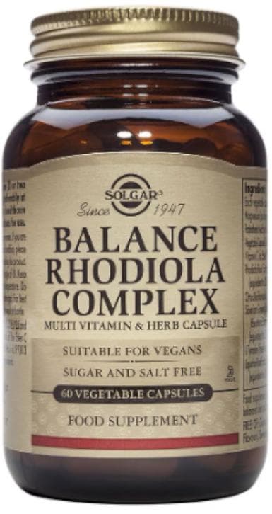 Imagen de Solgar Balance Rodiola Complex 60 cápsulas Vegetales en OfertitasTOP