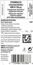 Thumbnail 4 de Solgar Vitamina D3 4000 UI 60 cápsulas 🍊