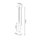 Thumbnail 3 de SOLLUX Bogart Nero NL.0148 lámpara de techo 🏮