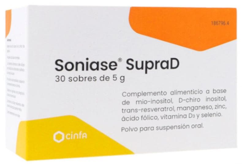 Imagen de Soniase Supra D 30 Sobres — paquete de 30 unidades en OfertitasTOP