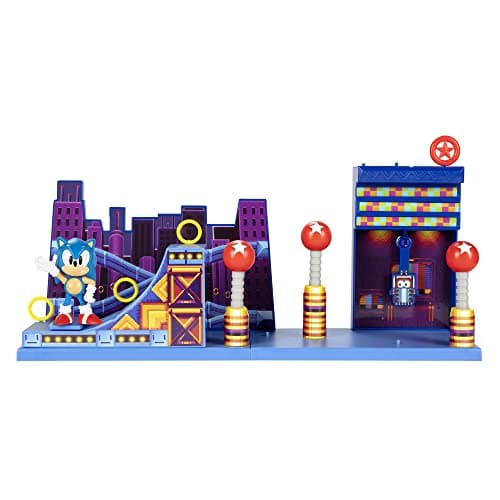 Imagen de Sonic Playset Studiopolis con figura articulada 6 cm 🧸 en OfertitasTOP