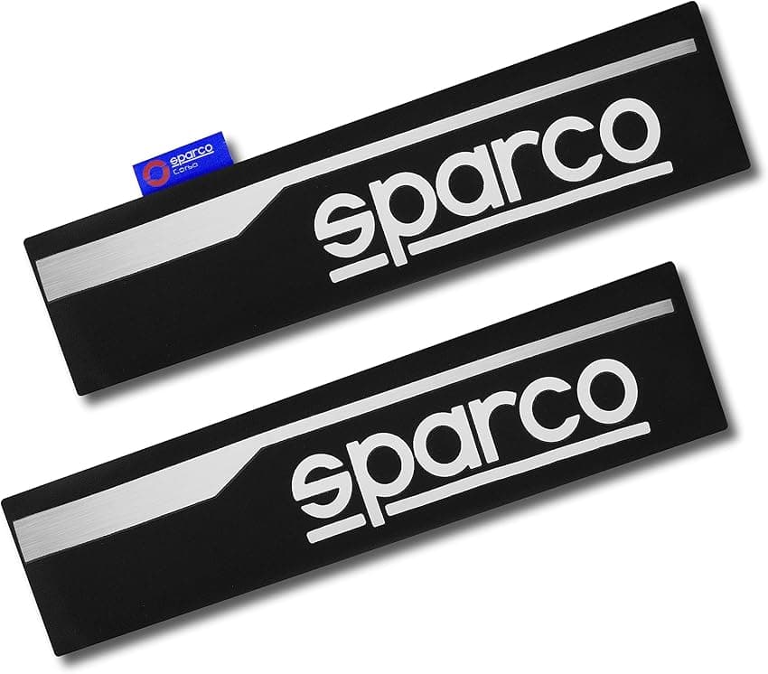 Imagen de Sparco juego 2 almohadillas cinturón negra para bebé, 2 unidades en OfertitasTOP