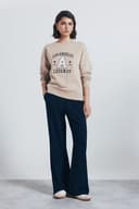 Thumbnail 2 de Springfield American Prep Sudadera beige L 👕