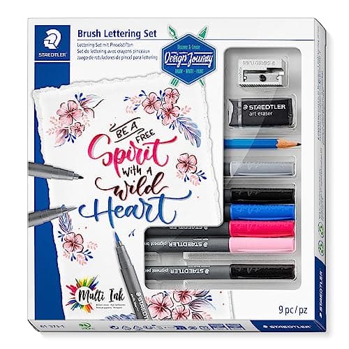 Imagen de STAEDTLER Brush Lettering Design Journey — Set 6 rotuladores 🎨 en OfertitasTOP