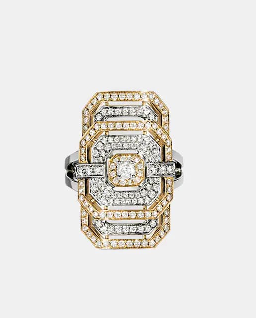 Imagen de STATEMENT - Anillo My Way de oro y diamantes ✨ en OfertitasTOP