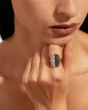 Thumbnail 2 de STATEMENT Anillo Petite My Way de plata con relieve