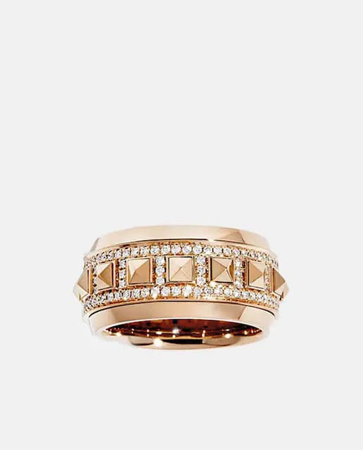Imagen de STATEMENT Rockaway: Anillo de oro y diamantes ✨ en OfertitasTOP
