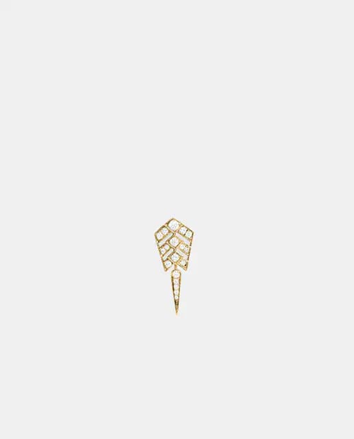 Imagen de STATEMENT Stairway Pendiente de Oro y Diamantes ✨ en OfertitasTOP