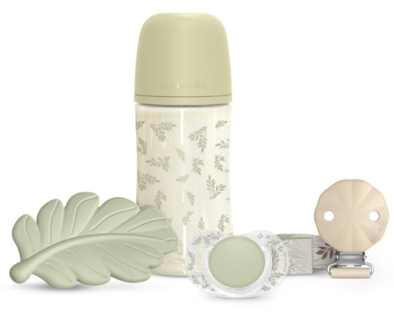 Imagen de Suavinex Poetry Set chupete, biberón 270 ml y mordedor 🍼 en OfertitasTOP