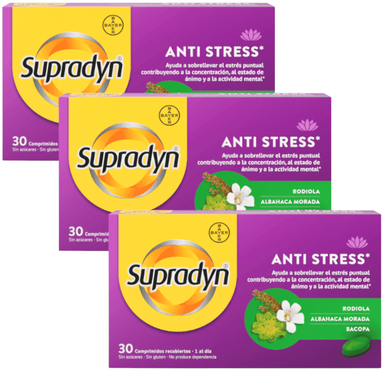 Imagen de Supradyn Anti Stress Memoria y Concentración 3x30 Comprimidos 🌟 en OfertitasTOP