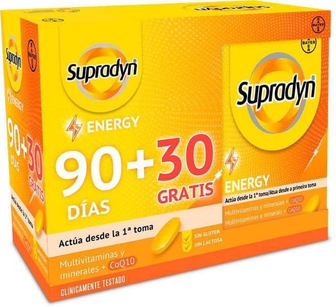 Imagen de Supradyn Energy Vitaminas, Minerales y Energía 90 comprimidos en OfertitasTOP