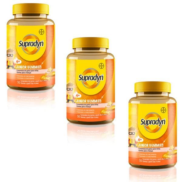 Imagen de Supradyn Junior Gummies Vitaminas y Energía 3x30 guminolas en OfertitasTOP