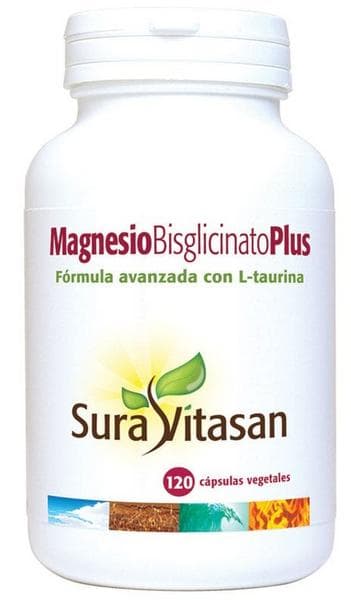 Imagen de Sura Vitasan Magnesio Bisglicinato Plus 120 cápsulas 💊 en OfertitasTOP