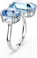 Thumbnail 1 de Swarovski Anillo Millenia Abierto Azul 💍 Talla Octogonal