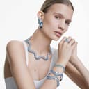 Thumbnail 4 de Swarovski Anillo Millenia Abierto Azul 💍 Talla Octogonal