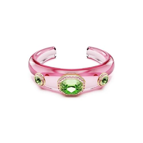 Imagen de Swarovski Brazalete Dulcis — Banda rosa con 3 cristales 💍 en OfertitasTOP