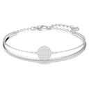 Thumbnail principal de Swarovski Brazalete Ginger blanco, baño de rodio 💍