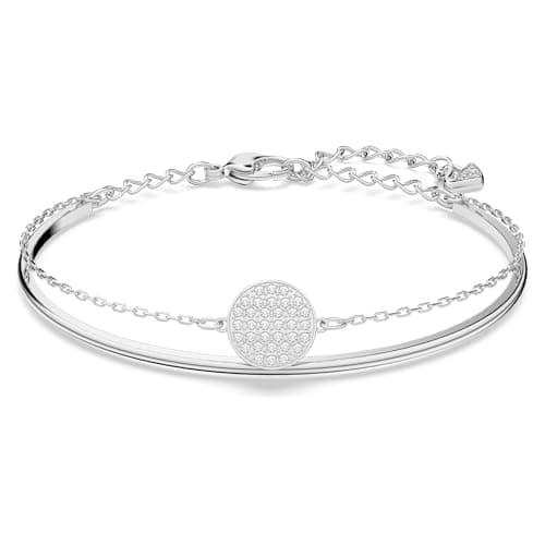 Imagen de Swarovski Brazalete Ginger blanco, baño de rodio 💍 en OfertitasTOP