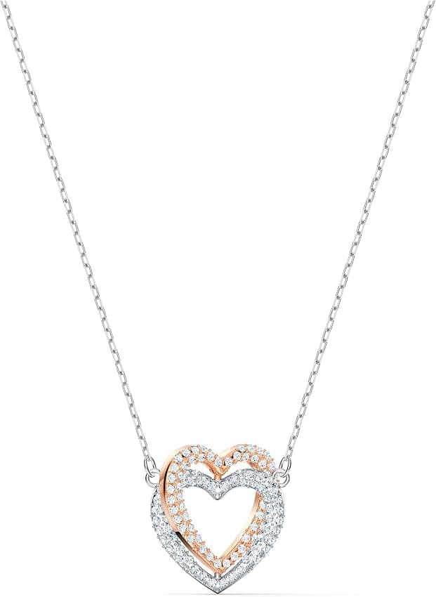 Imagen de Swarovski Collar Infinity corazón en blanco 💍 en OfertitasTOP