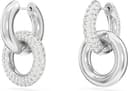Thumbnail 2 de Swarovski Dextera Pendientes aro Blancos 1 par