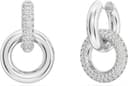 Thumbnail 3 de Swarovski Dextera Pendientes aro Blancos 1 par