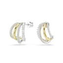 Thumbnail 2 de Swarovski Hyperbola pendientes aro Mini blancos 💍