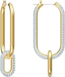 Thumbnail 1 de Swarovski Pendientes de aro Time asimétricos blancos 💍