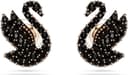 Thumbnail principal de Swarovski Pendientes Swan perla cristal negros