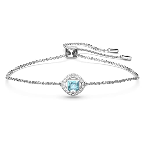 Imagen de Swarovski Pulsera Una Angelic azul, baño de rodio 💍 en OfertitasTOP