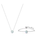 Thumbnail 3 de Swarovski Pulsera Una Angelic azul, baño de rodio 💍