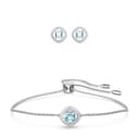 Thumbnail 4 de Swarovski Pulsera Una Angelic azul, baño de rodio 💍