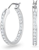 Thumbnail principal de Swarovski Sommerset pendientes de aro blancos ⌚