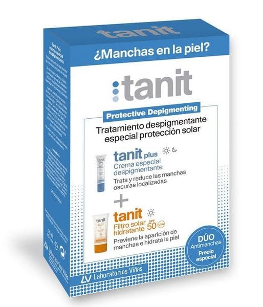 Imagen de Tanit Plus Crema Despigmentante 15 ml + SPF50 50 ml 🧴 en OfertitasTOP
