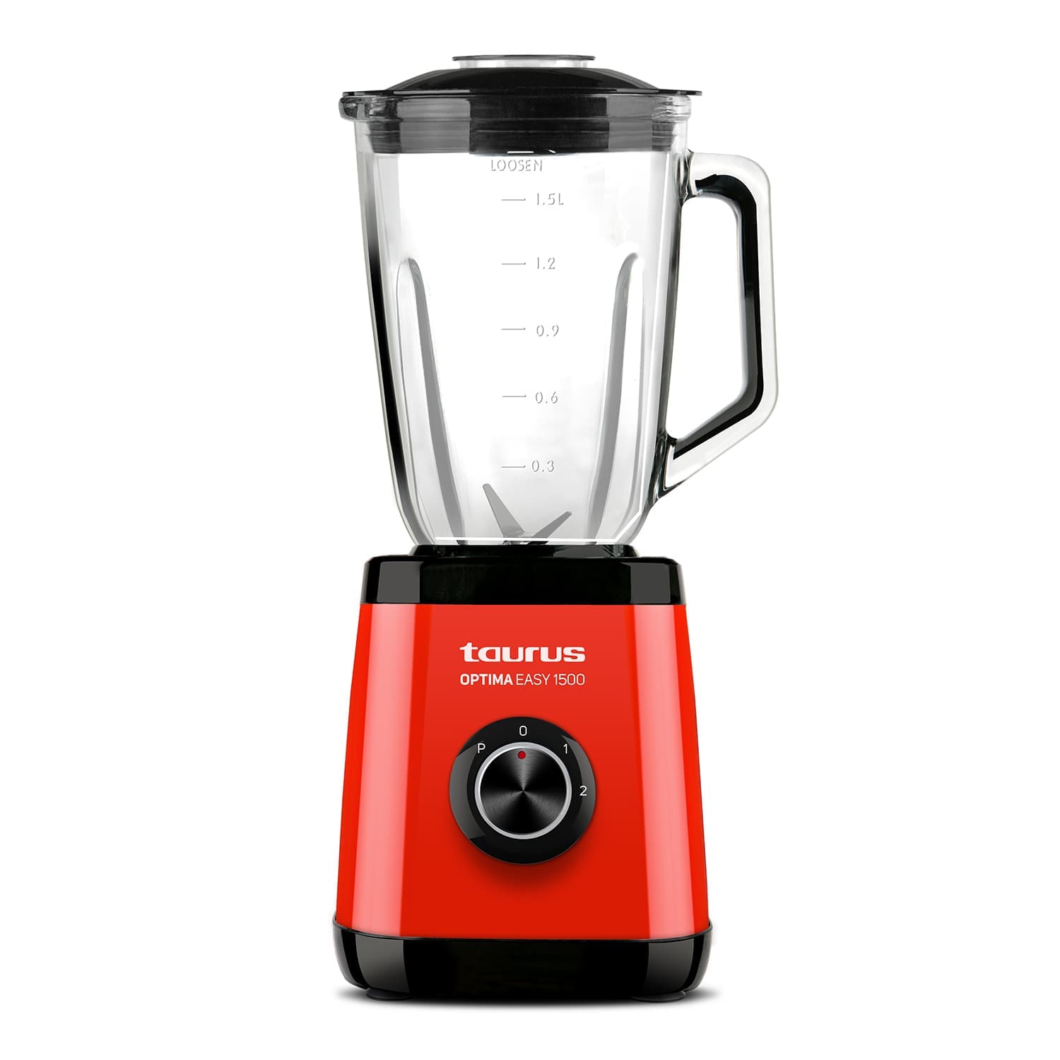 Imagen de Taurus Optima Easy 1500 — batidora de vaso roja 🥤 en OfertitasTOP