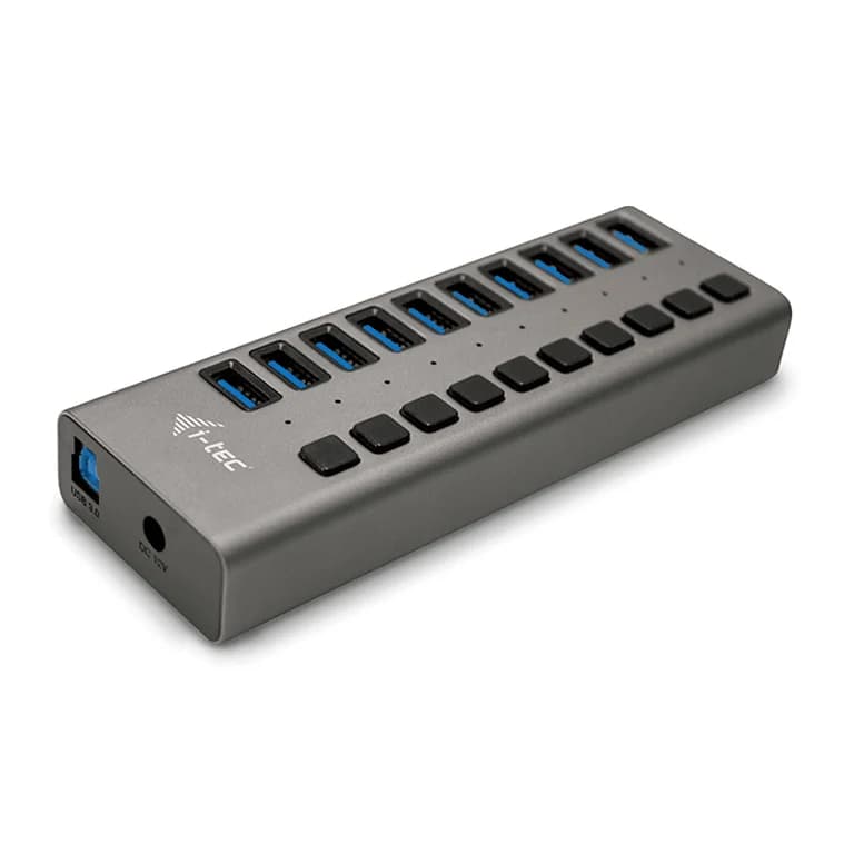 Imagen de i-Tec U3CHARGEHUB10 Hub USB 10 puertos, 48 W ⚡ en OfertitasTOP