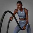 Thumbnail principal de Techfit Medium-Support High-Neck Print sujetador de soporte medio