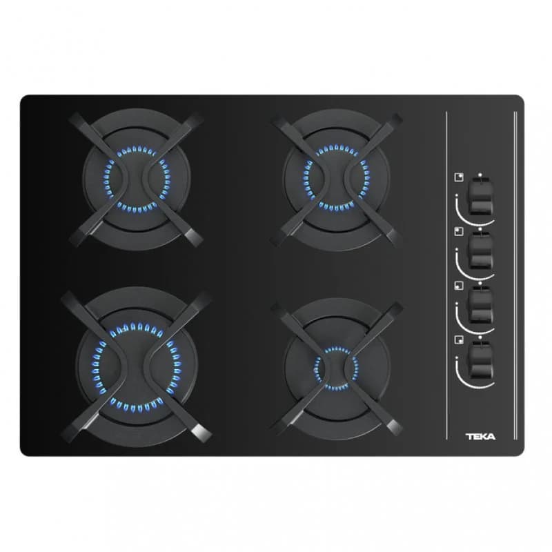 Imagen de Teka GBC 64003 KBA Placa gas butano 4 zonas cristal negro 🔥 en OfertitasTOP