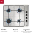 Thumbnail 2 de TEKA HLX 640 KL Placa gas 58 cm 4 fuegos