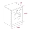 Thumbnail 1 de Teka Lavadora 7kg Inverter WMK 40740 INOX 🧺