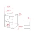 Thumbnail 1 de Teka MSEG 620 NEGRO INOX microondas integrable 20 L con grill