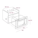 Thumbnail 2 de Teka MWE 225 FI Microondas Grill Integrable 800W 🍽️