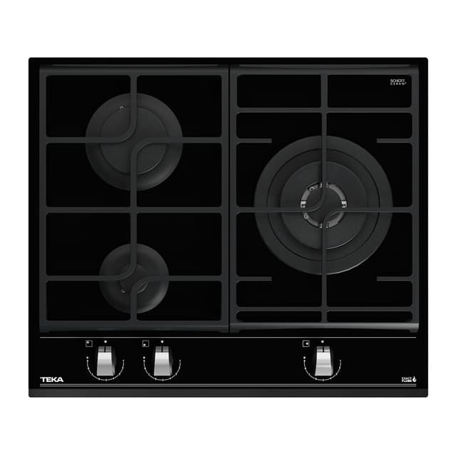 Imagen de Teka Placa de Gas 3 Quemadores GZC63310XBN 🔥 en OfertitasTOP