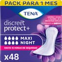 Thumbnail principal de TENA Discreet Protect+ Maxi Night x48 🌙 Compresas Nocturnas Confortables