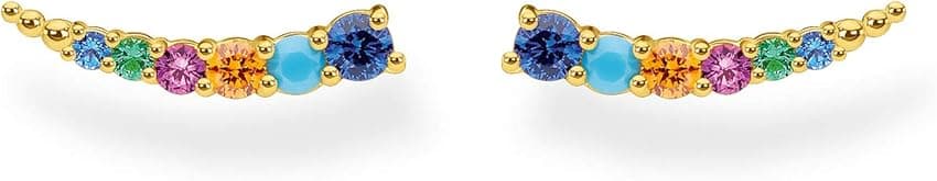 Imagen de Thomas Sabo Pendientes Trepadores de Piedras de Colores 💎 en OfertitasTOP
