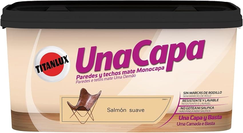 Imagen de Tn.una Capa Salmon Suave 4l pintura 4 l 🟠 en OfertitasTOP